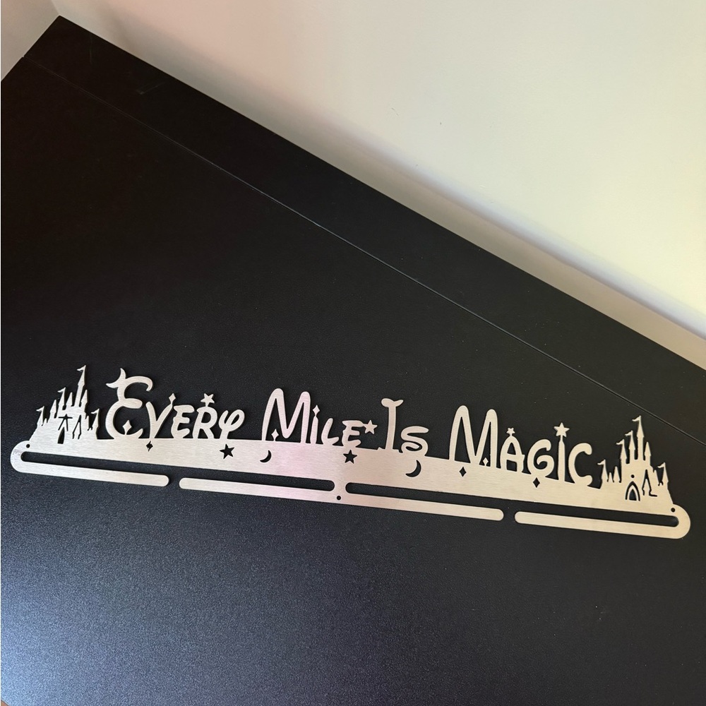 Disney Running Medal Display Rack - Every Mile is Magic